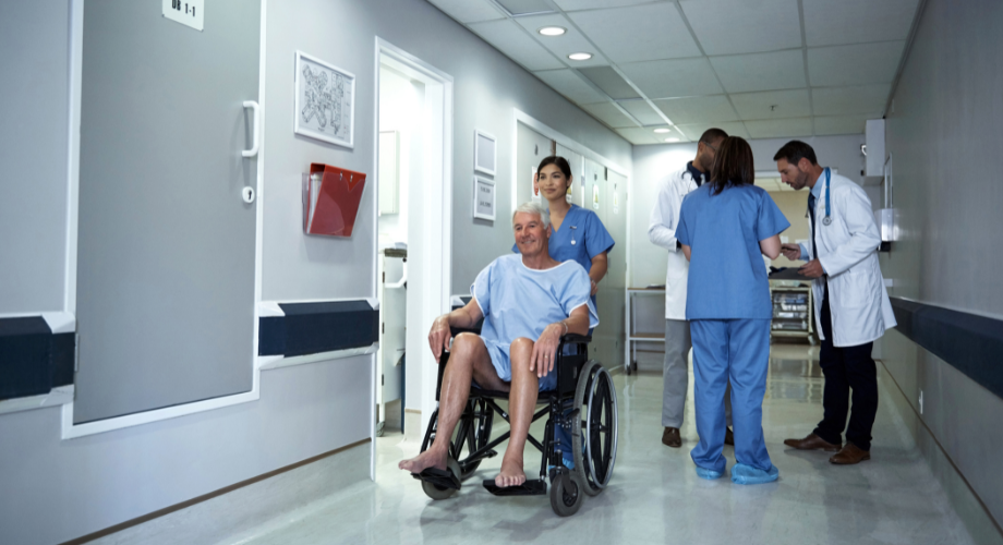 Man discharged in hospital