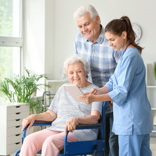 People in home care