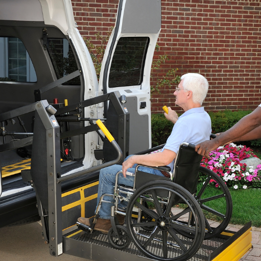 Man assisted in transportation
